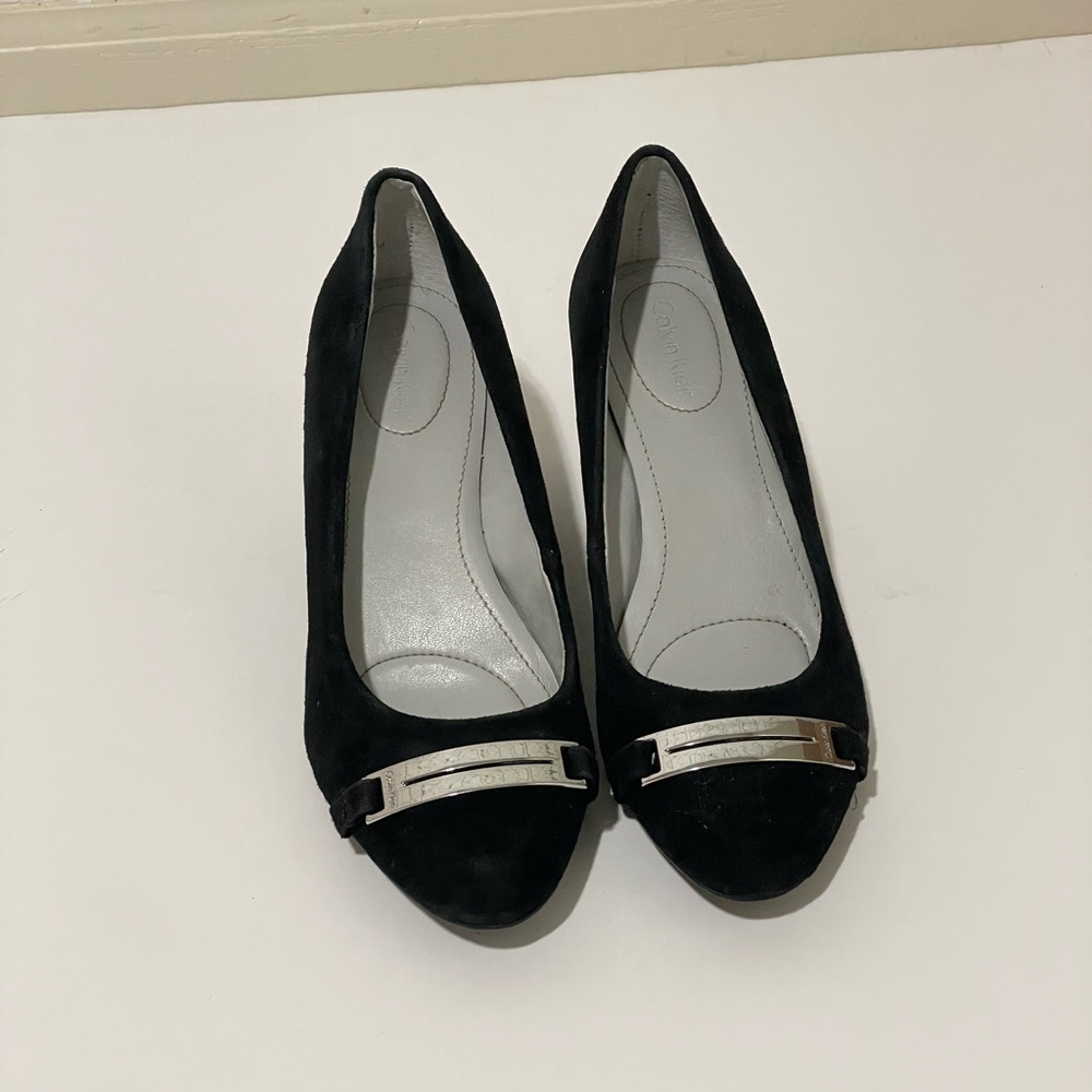 Calvin Klein platform heels